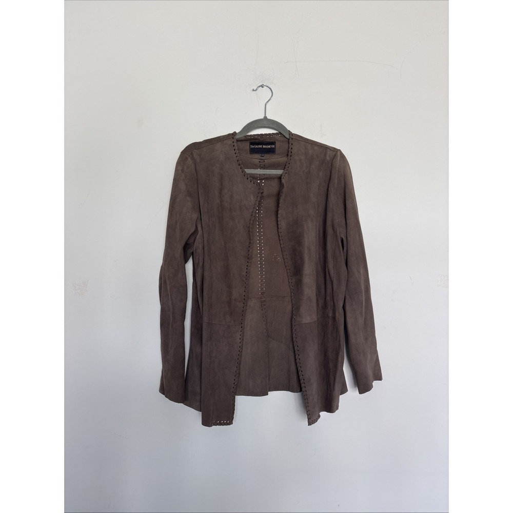 Ste Galerie Birkemeyer Size 42 Suede Light Brown